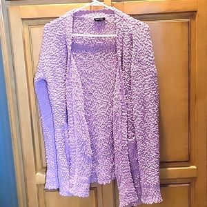 Adult S/M Purple Popcorn Cardigan